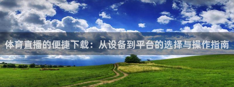 新宝5注册登录地址：体育直播的便捷下载：从设备到平台的选择与操作指南